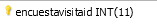 1. encuestavisitaid: identificador primario