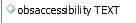 6. obsaccessibility